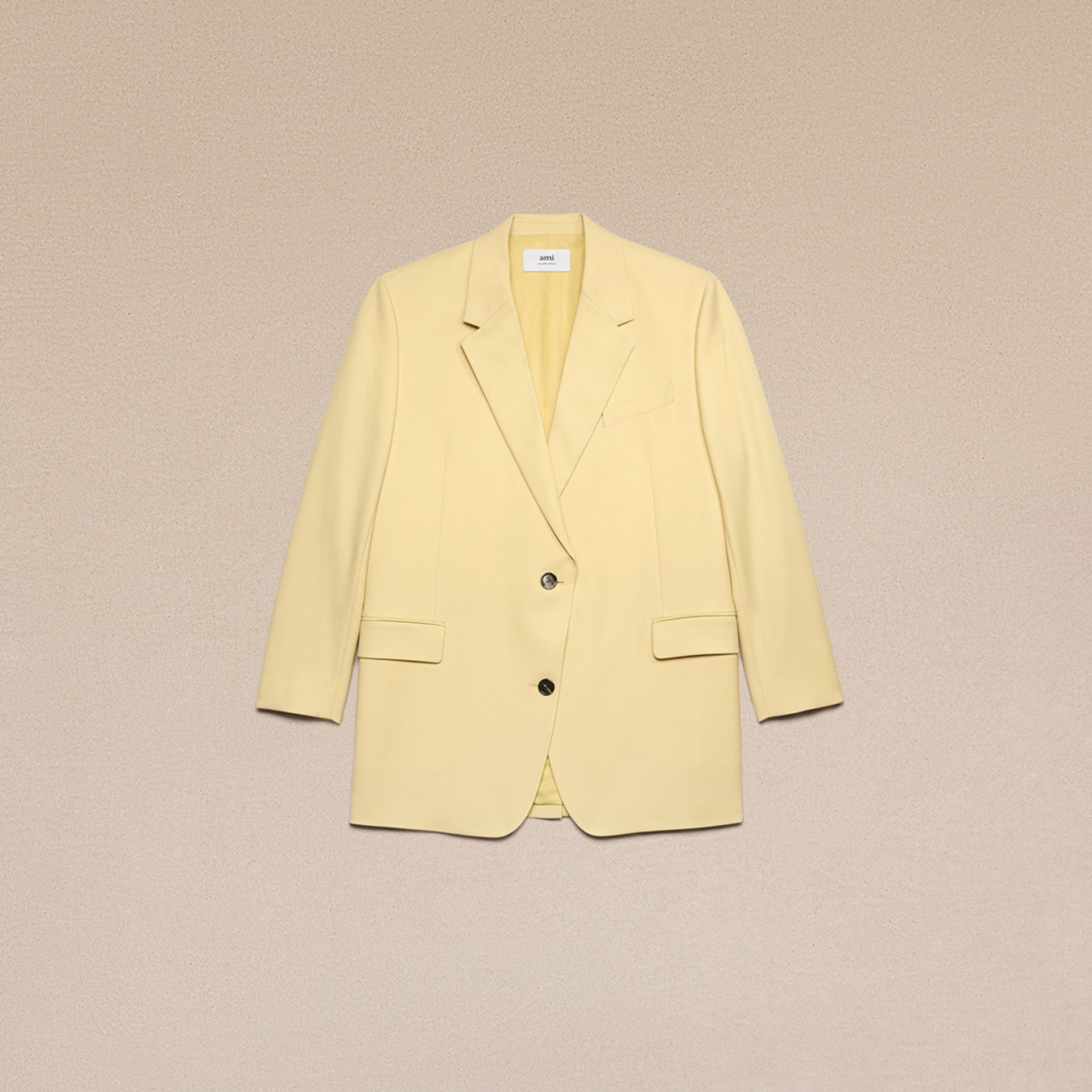 Two Buttons Oversized Jacket - 2