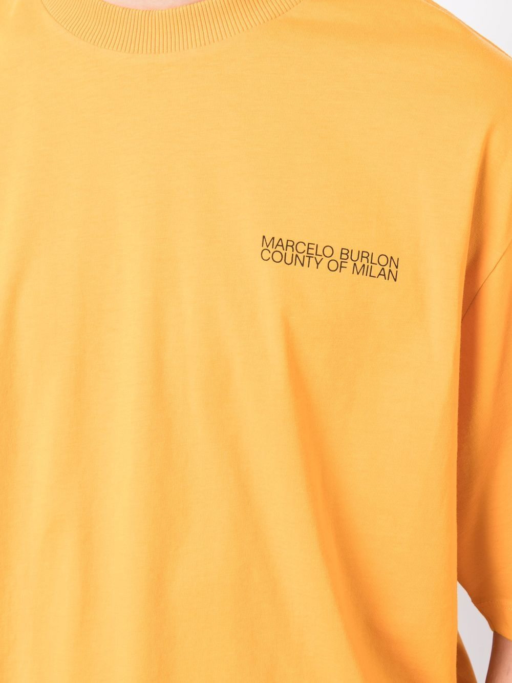 TEMPERA CROSS OVER T-SHIRT OCHER YELLOW - 5