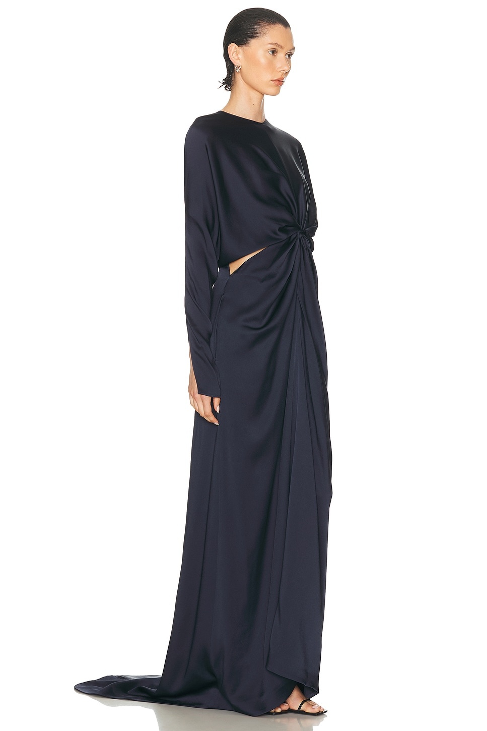 Satin Twist Gown - 2