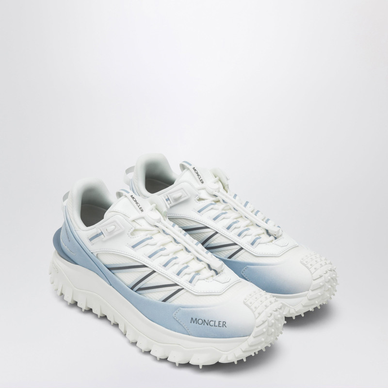 Moncler Trailgrip sneakers white/light blue with Vibram Megagrip sole outlook