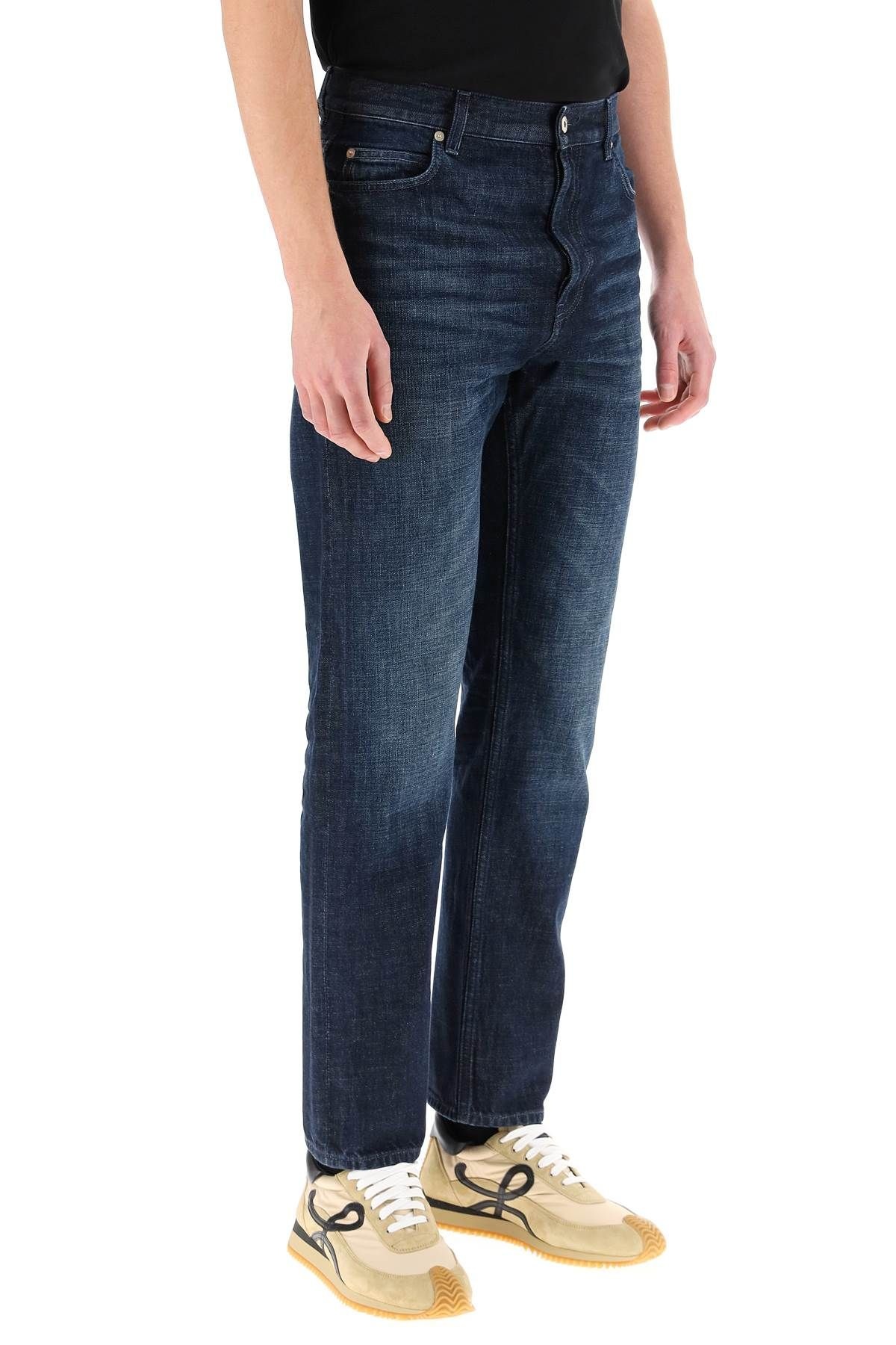 VINTAGE WASH TAPERED JEANS - 3