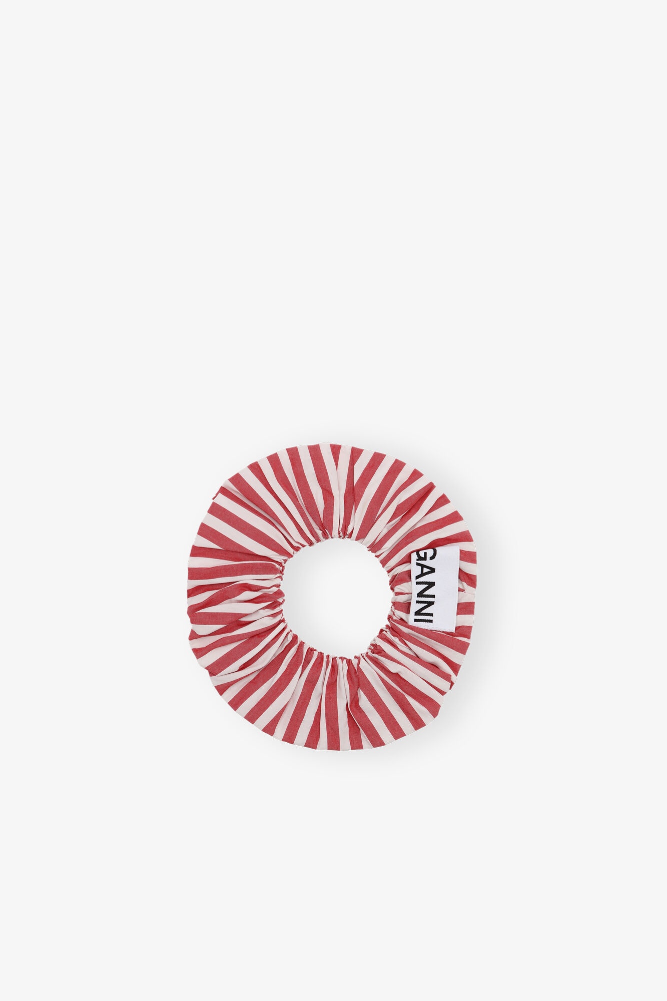 GANNI｜ (STRIPE COTTON SCRUNCHIE (A5978 396)) Stripe Cotton Scrunchie