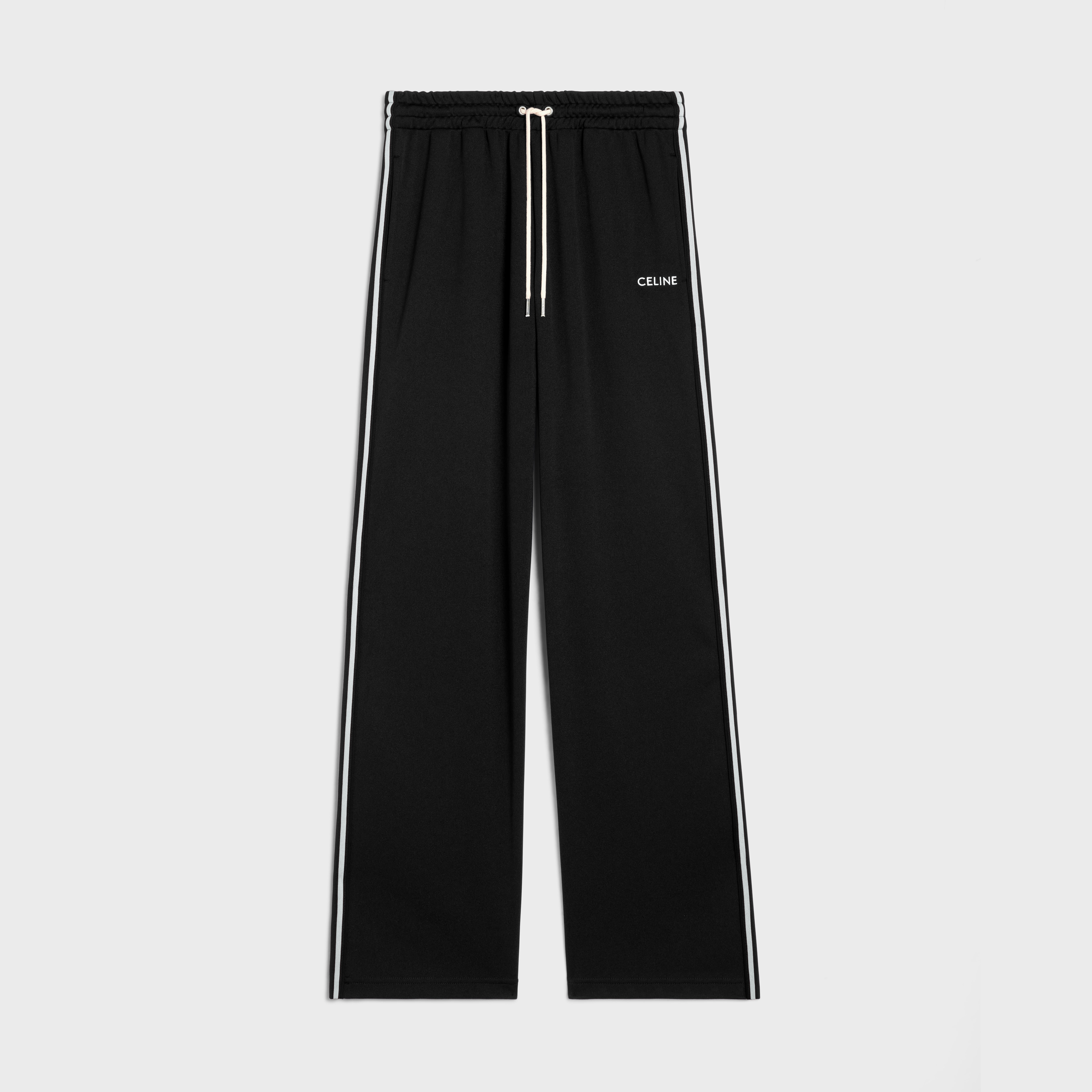tracksuit pants in double face jersey - 1