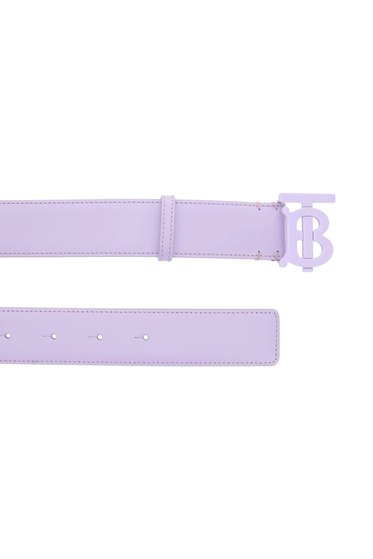 MONOGRAM LEATHER BELT - 2