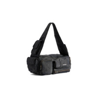 BALENCIAGA Men's Superbusy Small Sling Bag in Black | REVERSIBLE