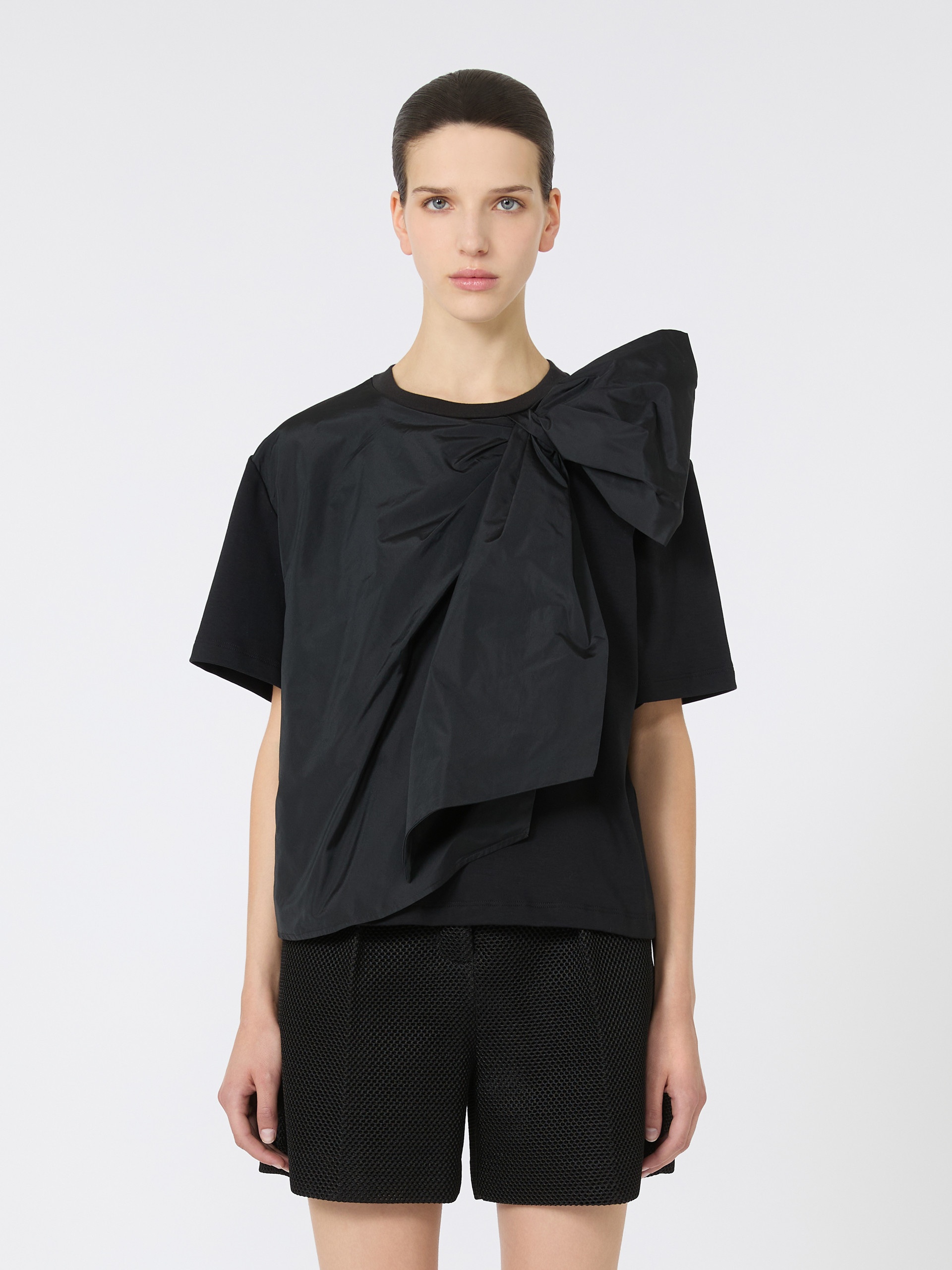 COLLE Jersey T-shirt with maxi bow - 3