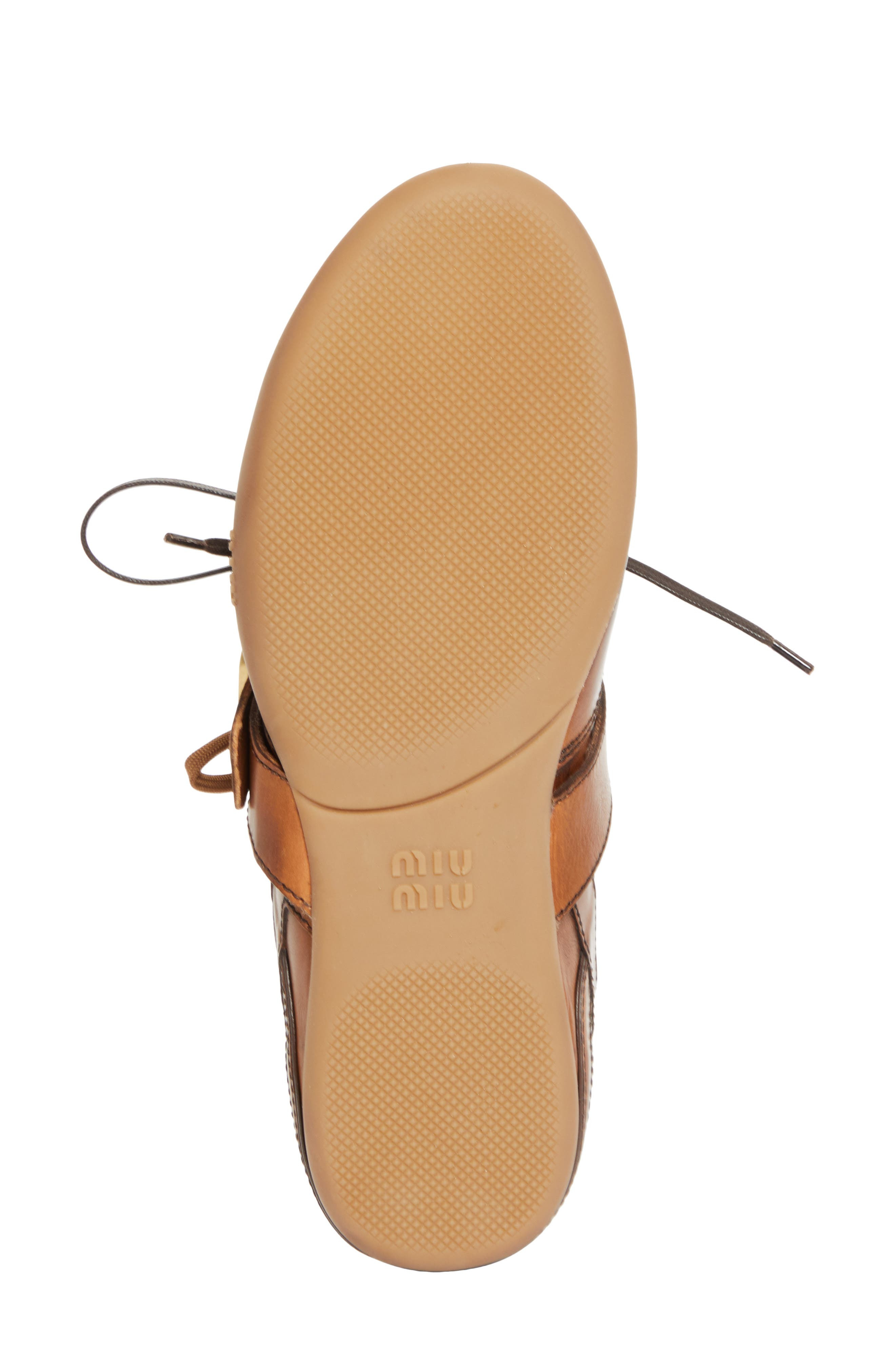 Miu Miu Gymnasium Sneaker in Cognac at Nordstrom - 6