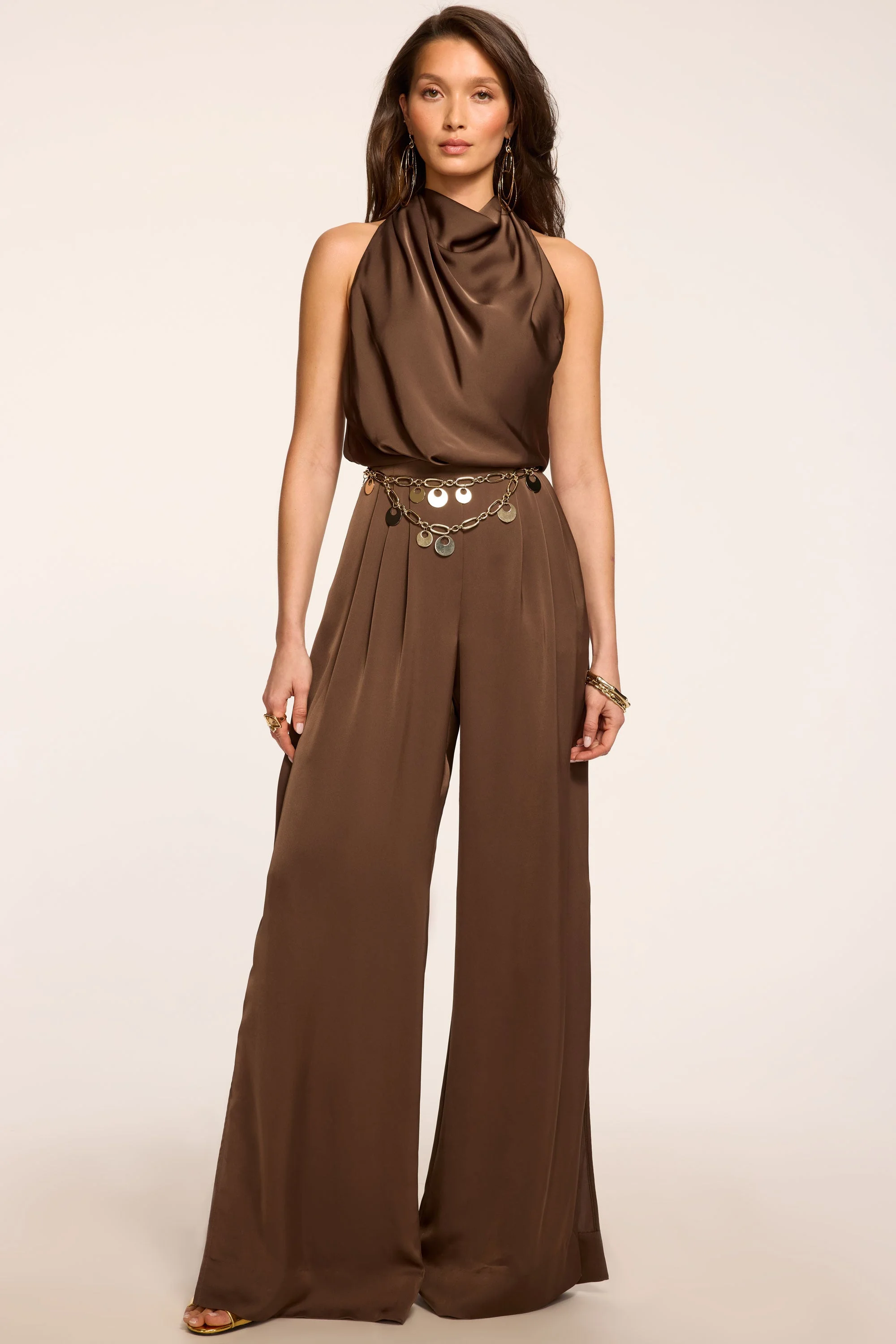 Zahara Cowl Neck Jumpsuit - 1