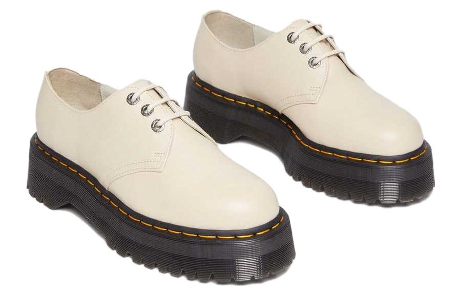Dr. Martens 1461 II Pisa Leather Platform Shoes 'Parchment Beige' 30612292 - 4