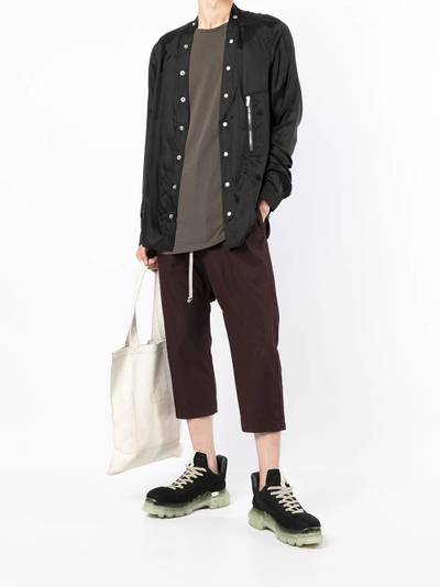 Rick Owens cropped drawstring track pants outlook