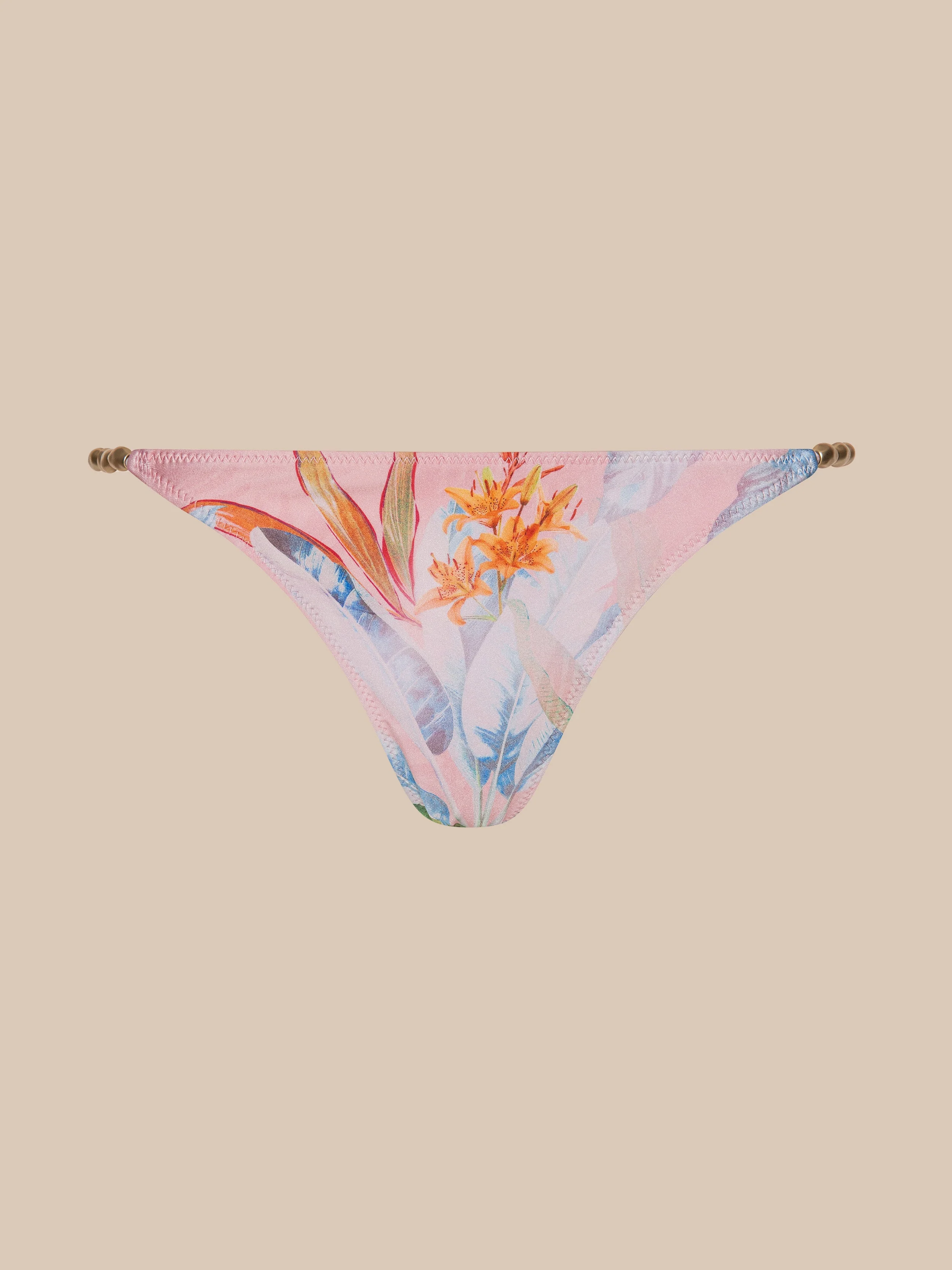 Violet String Bikini Bottom - 1