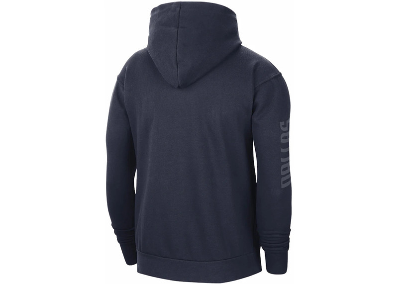 Jordan Jordan NBA Dallas Mavericks Courtside Statement Edition Loose Fit Hoodie Dark Blue outlook