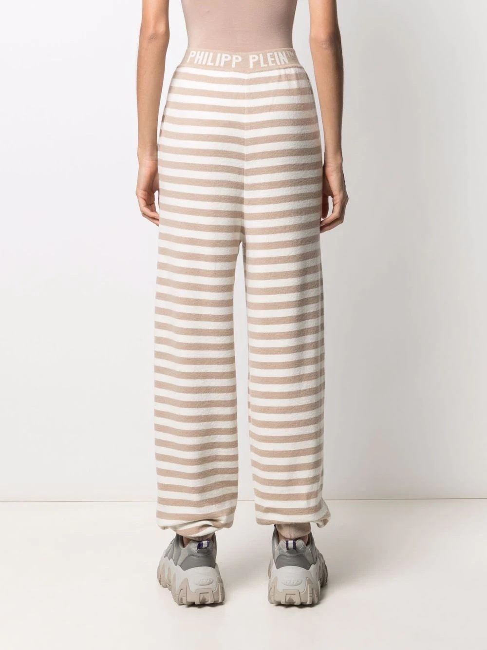Mariner striped cashmere sweatpants - 4