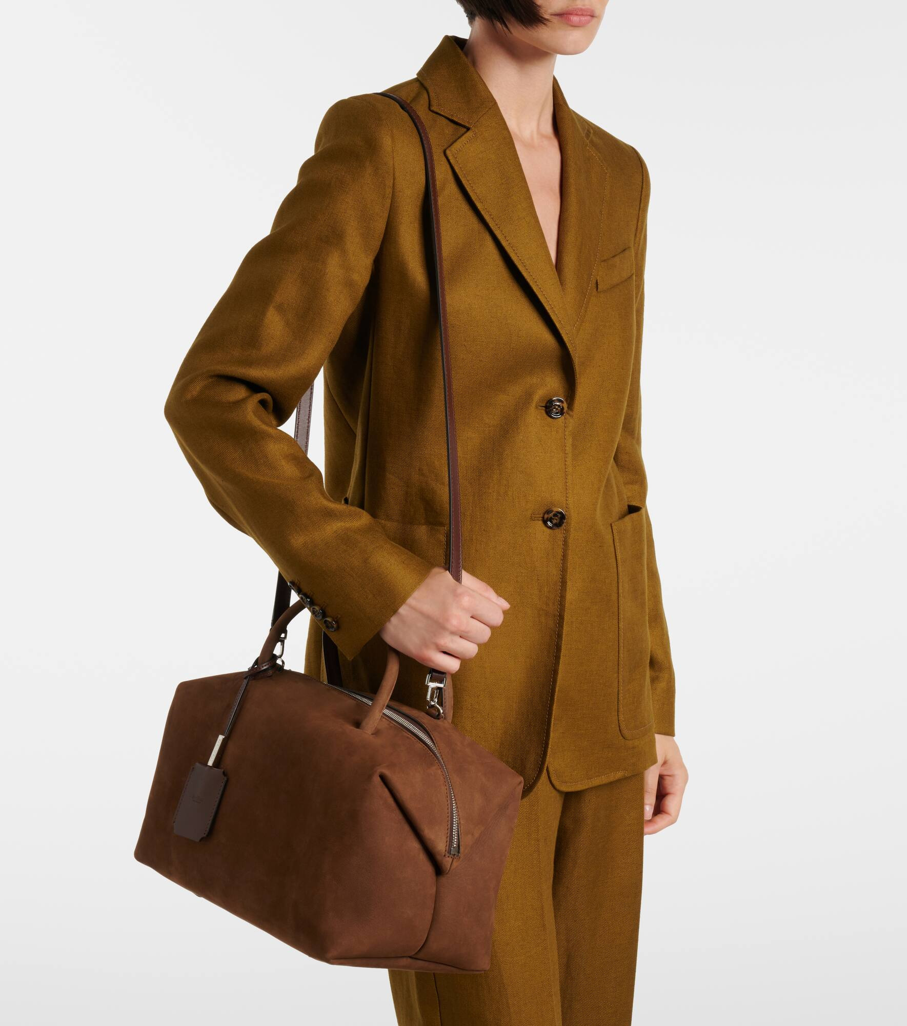 Holdall Medium leather shoulder bag - 3