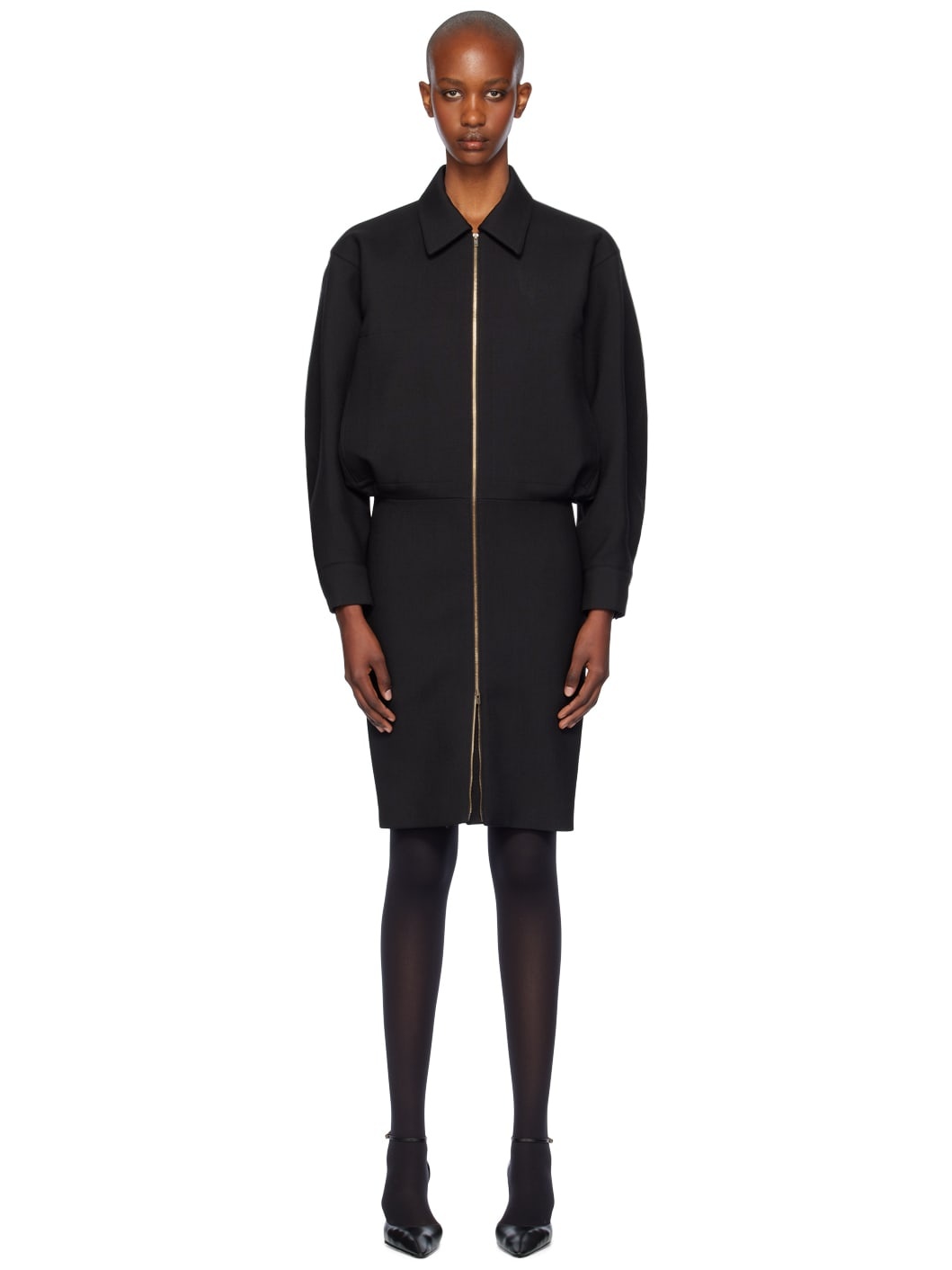 Black Mave Midi Dress - 1