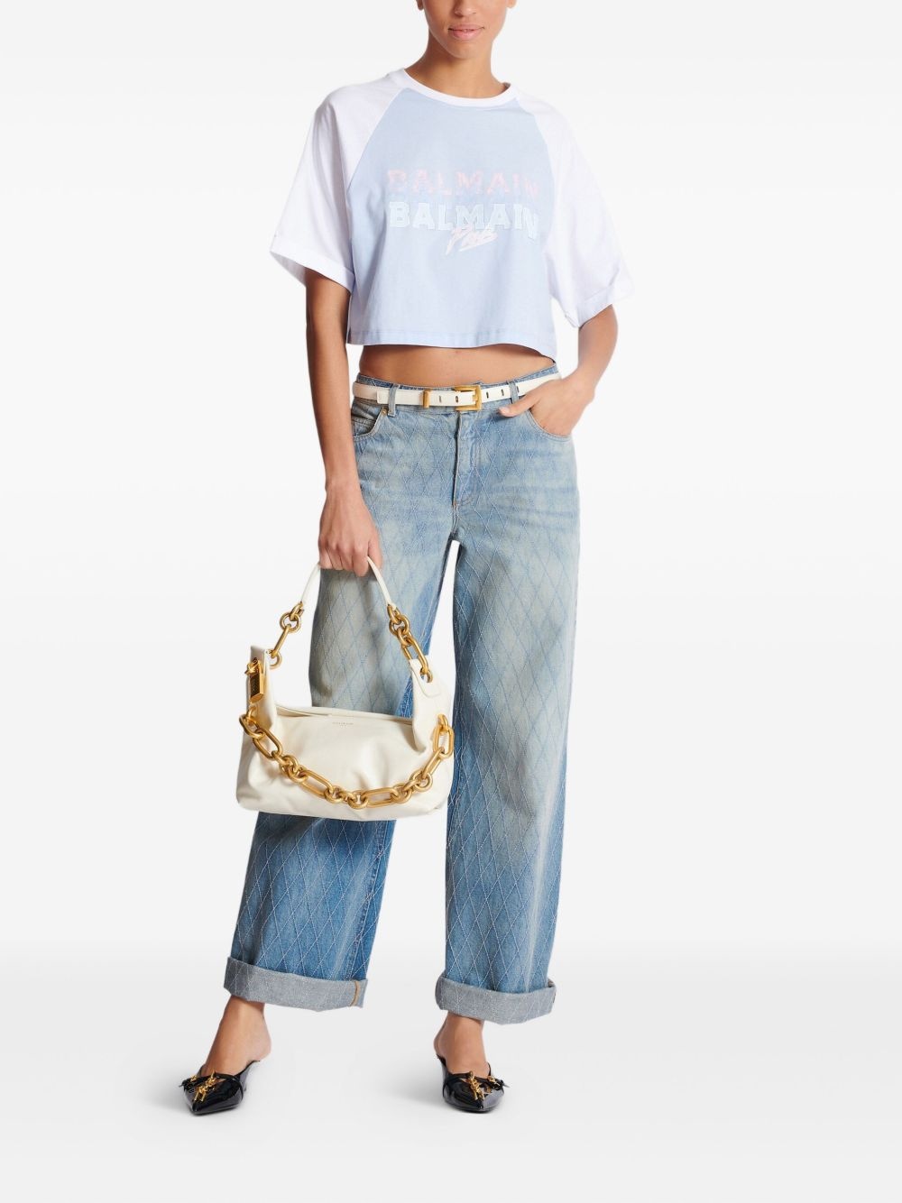 cropped T-shirt - 3