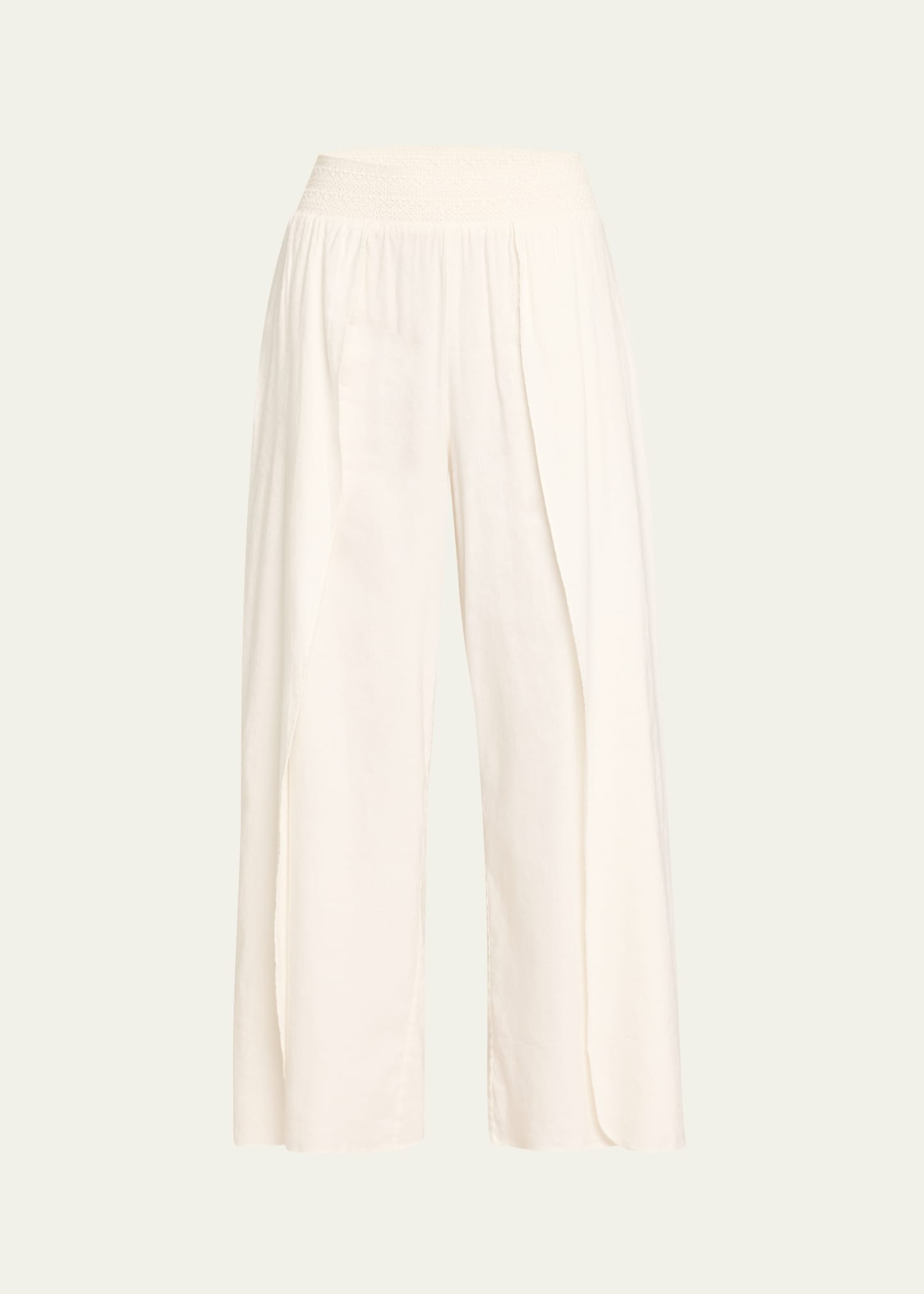 Larissa Cropped Linen-Blend Pants - 1