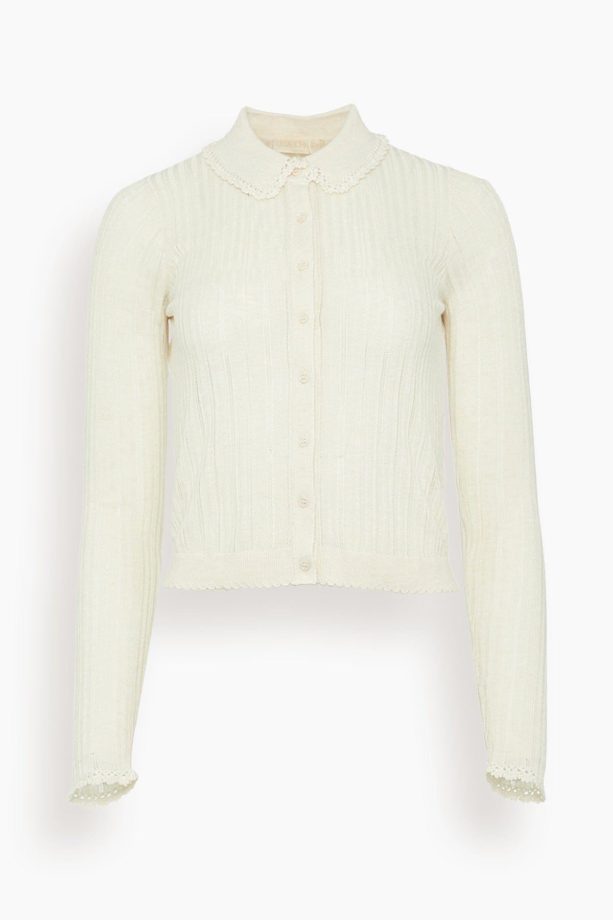 Lottie Knit Cardigan in Pristine - 1
