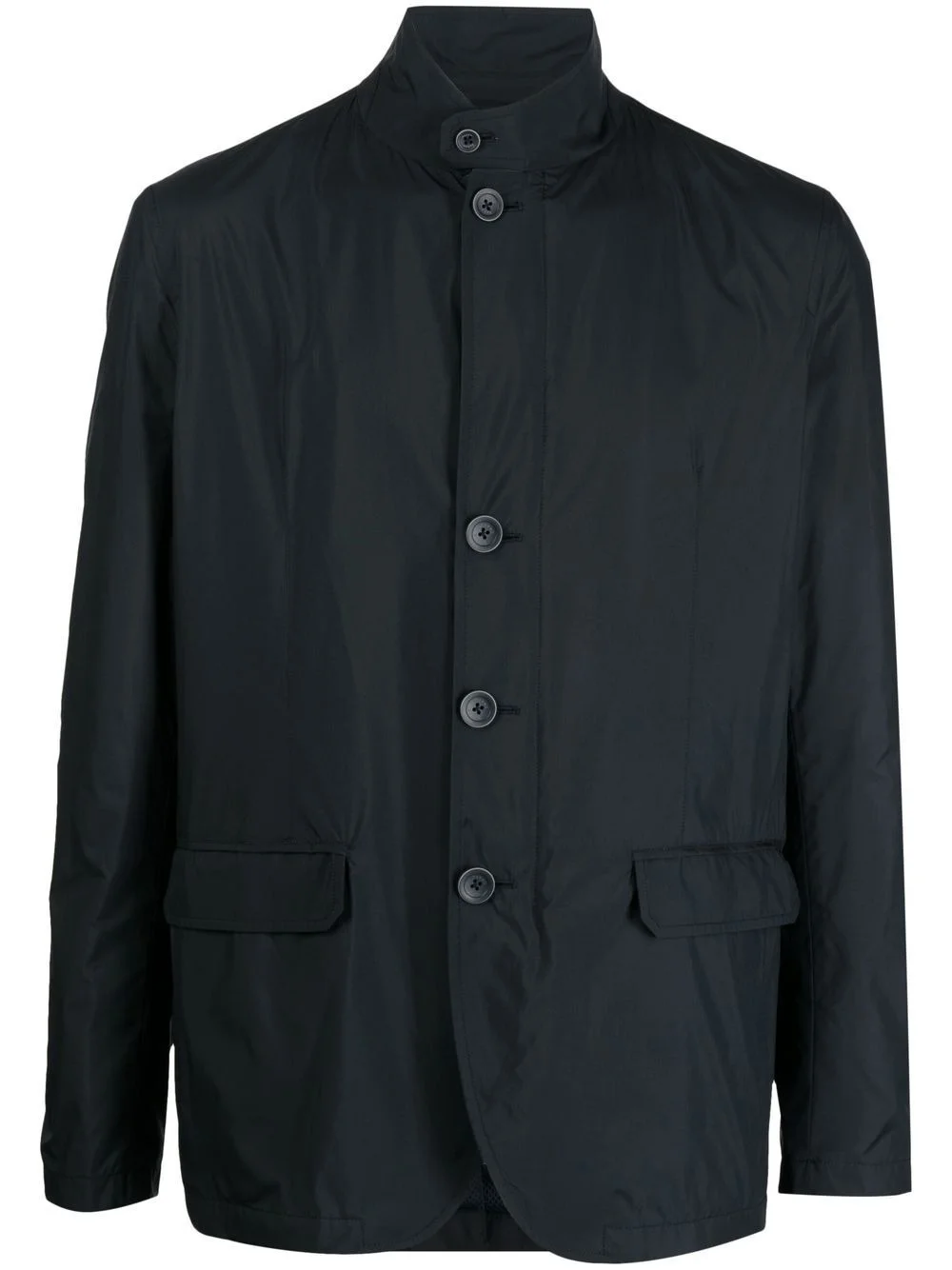 button-front bomber jacket - 1