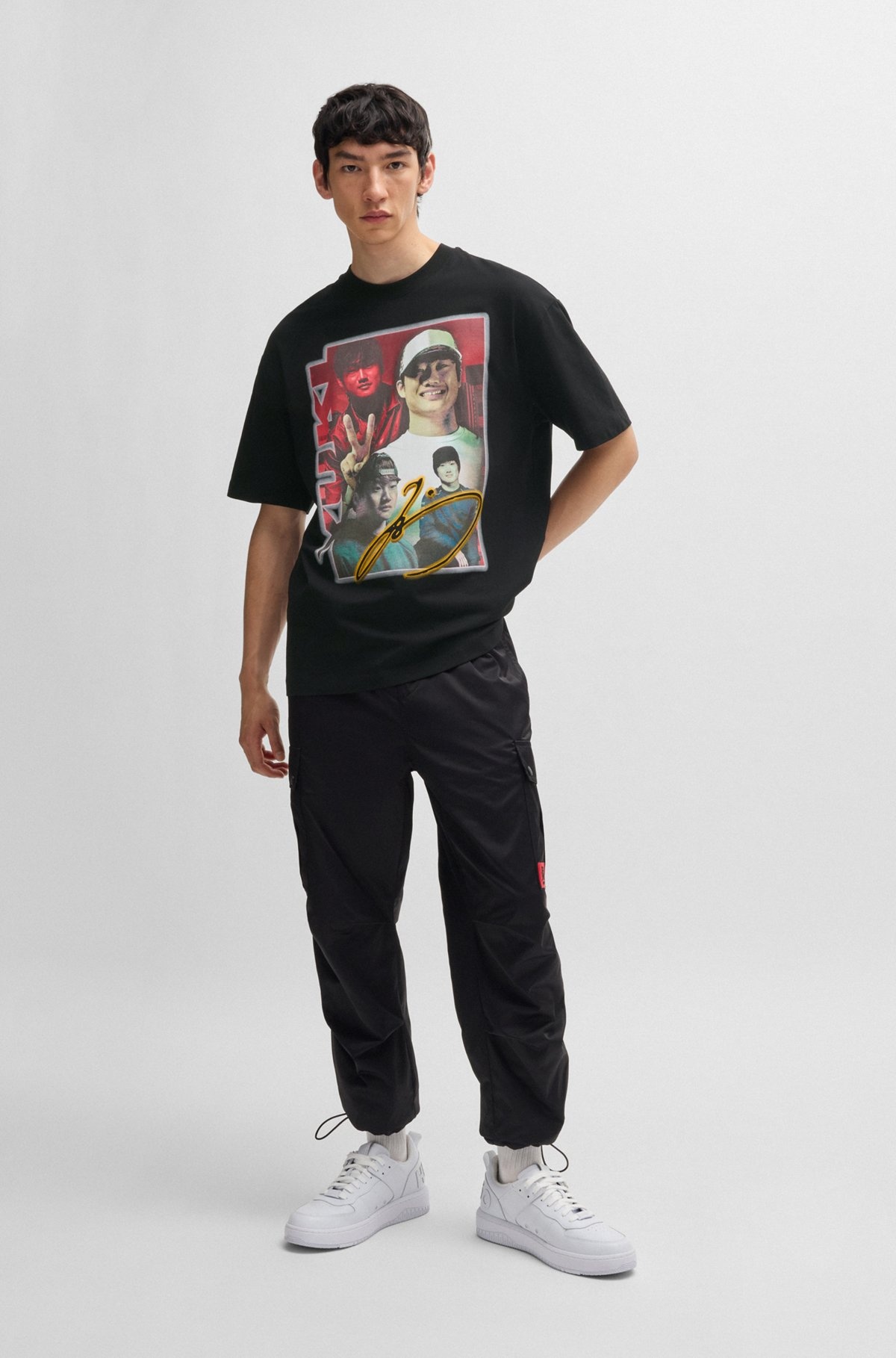 COTTON-JERSEY FANWEAR T-SHIRT WITH SPECIAL ARTWORK AND BRANDING - 4