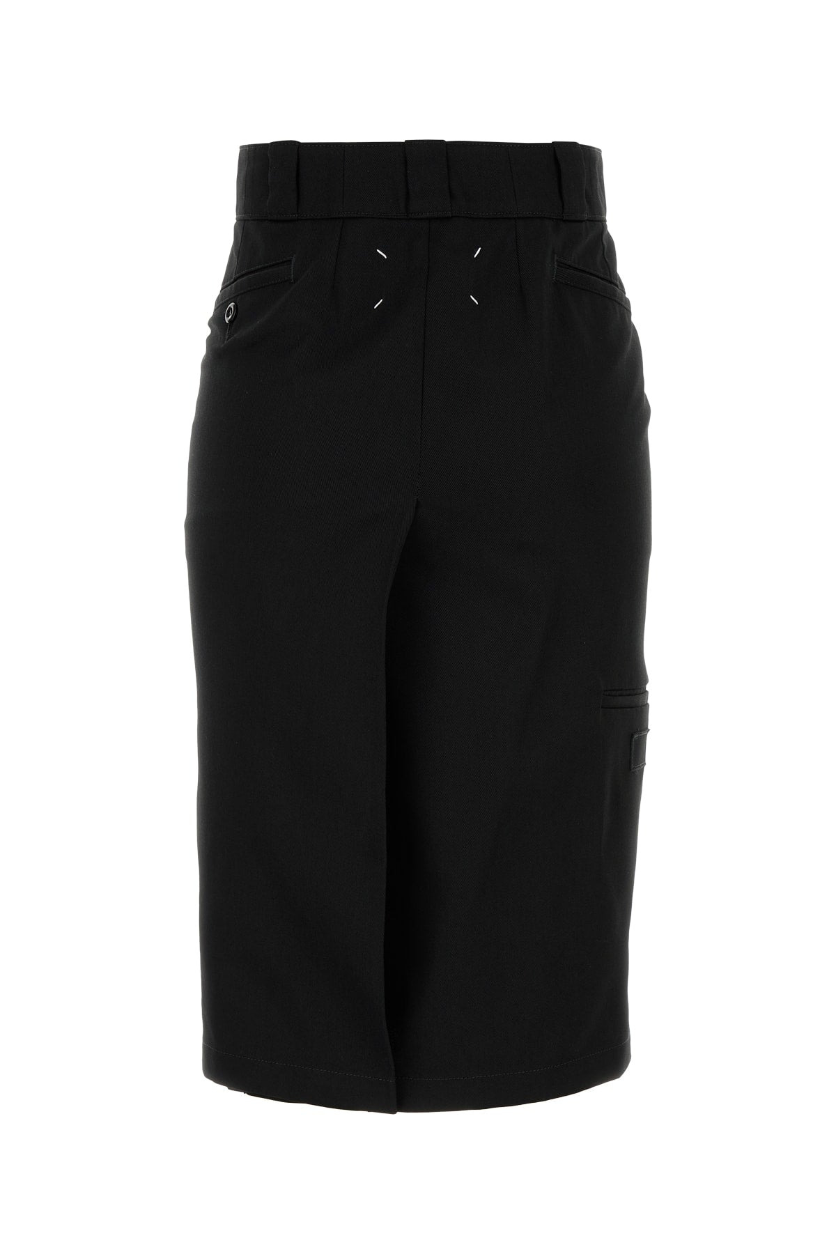 Maison Margiela Women Black Twill Skirt - 2
