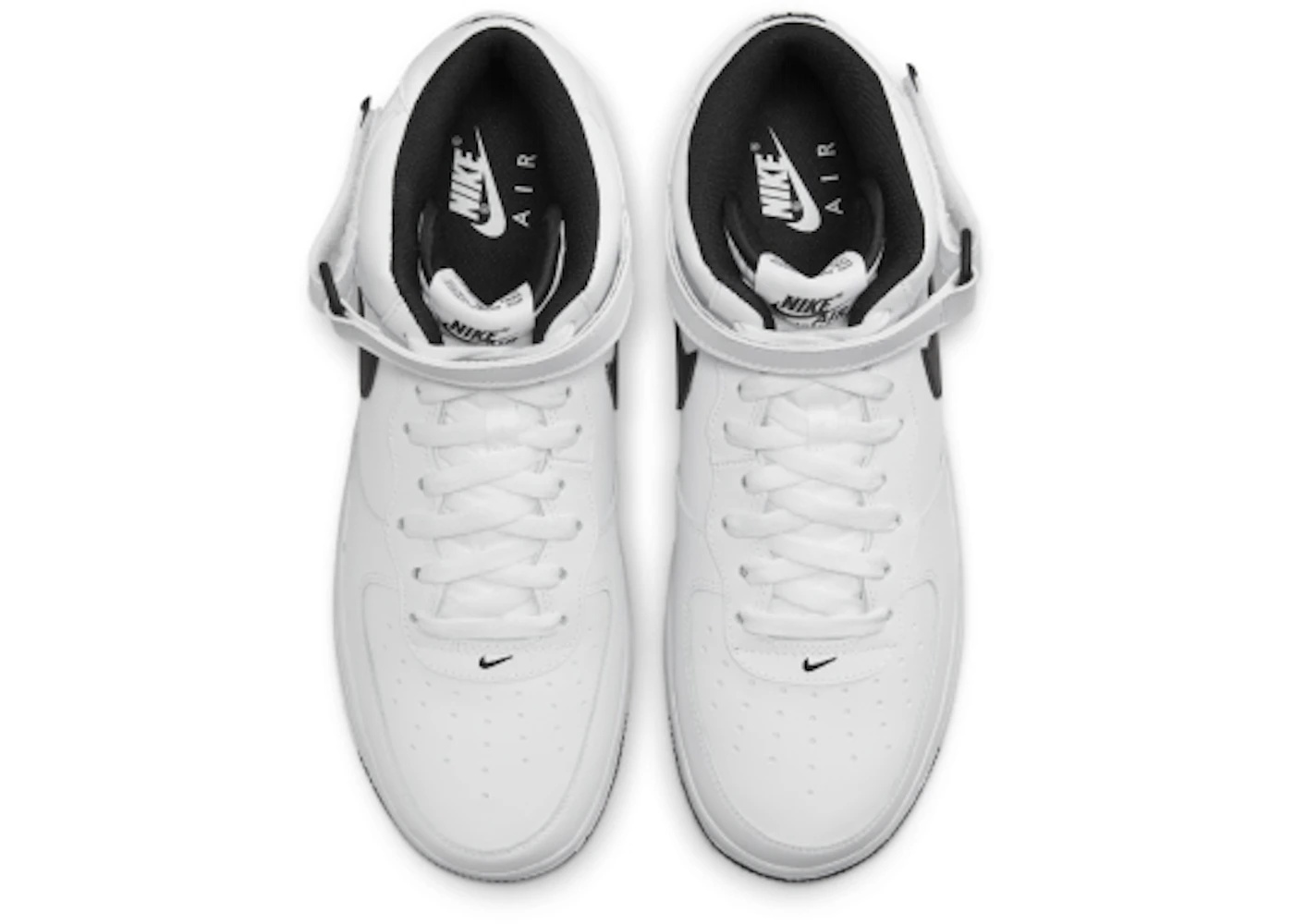 スニーカー Nike Air Force 1 Mid White Black (2023) Off-White Nike Air Force 1 Mid Sheed Black White | Hypebeast