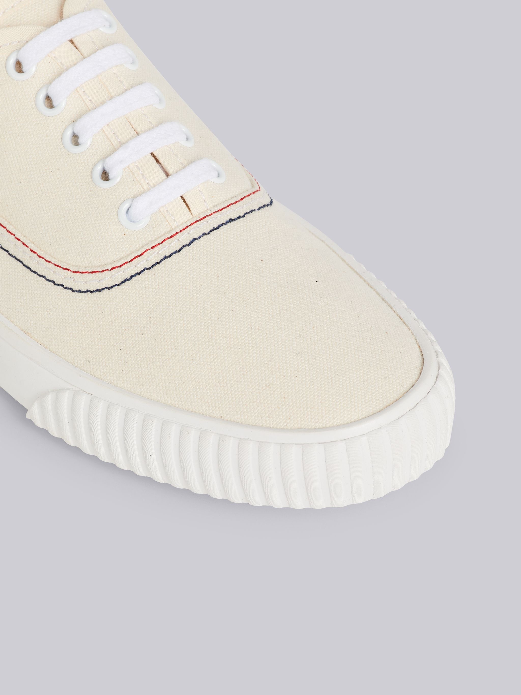 Natural Cotton Canvas Heritage Sneaker - 2