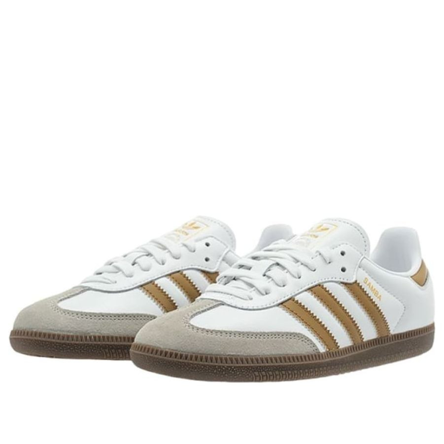 adidas Samba OG 'Cloud White Brown Desert' JH8796 - 3