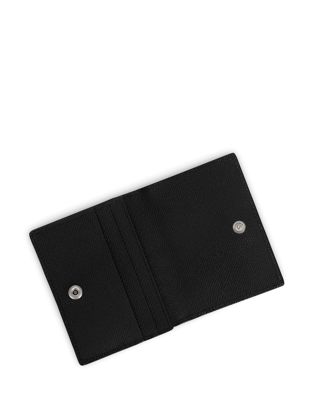 grained leather bi-fold wallet - 3