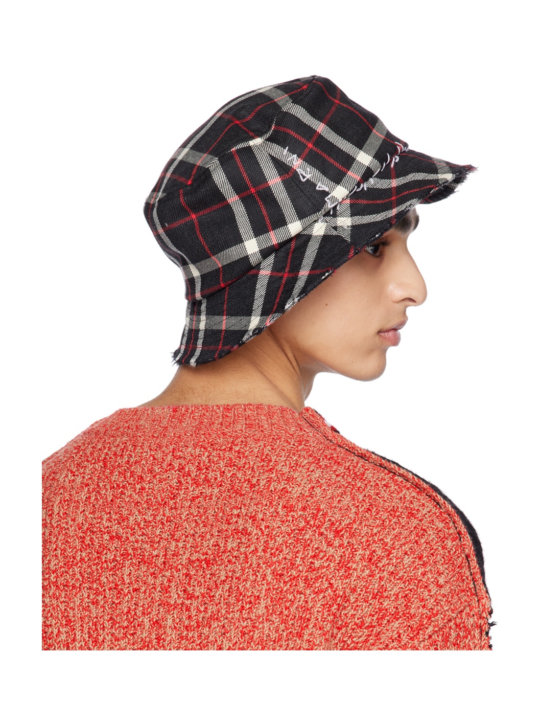 Black Tartan Bucket Hat - 3