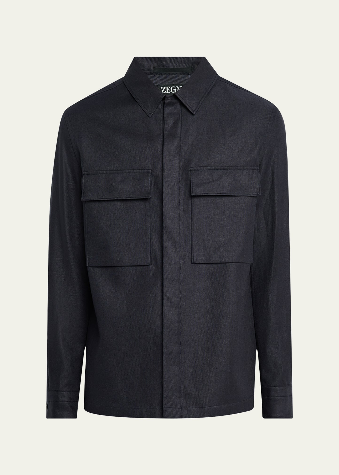 Men's Oasi Linen Overshirt - 1
