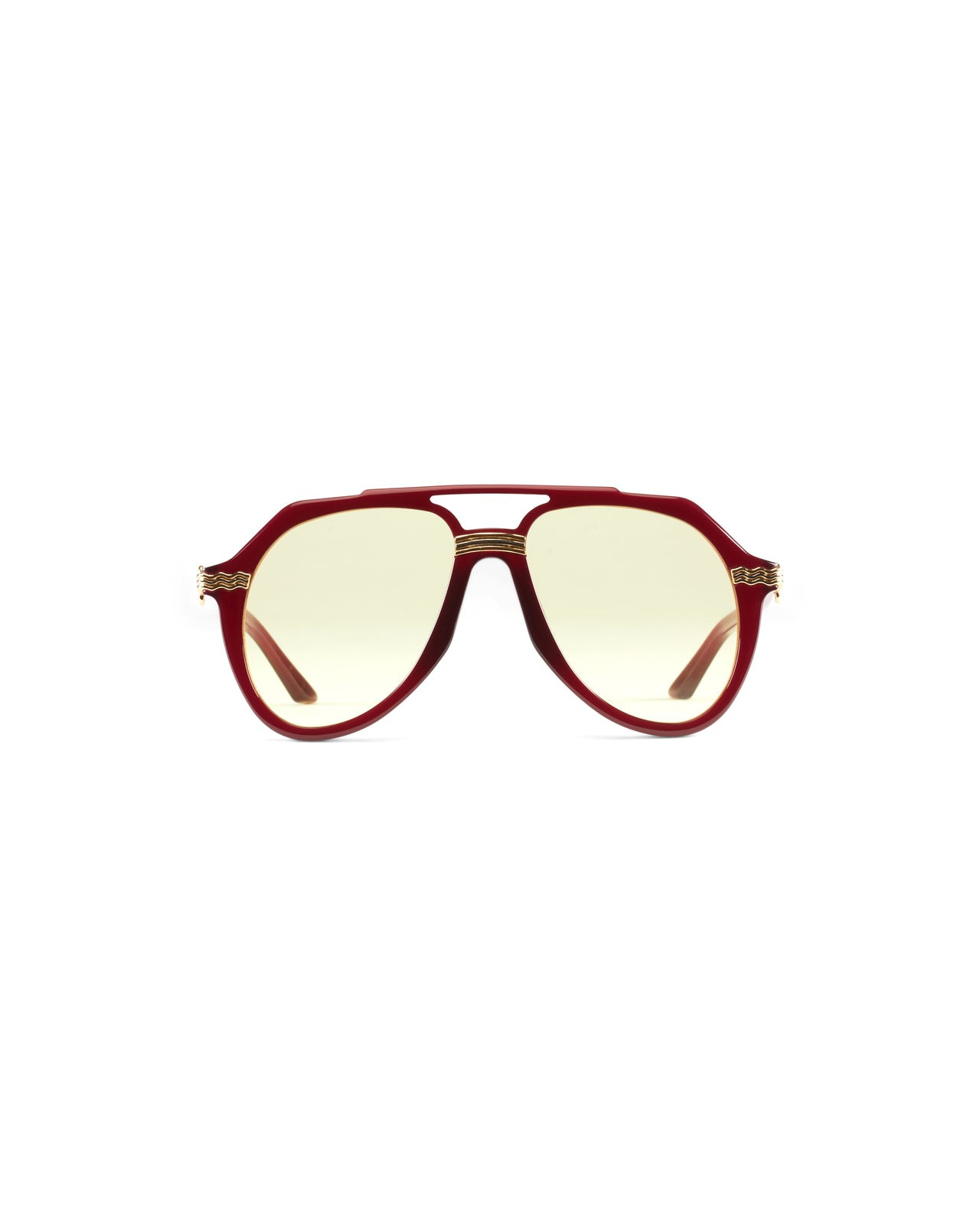 Rajio Wine & Gold Sunglasses - 2