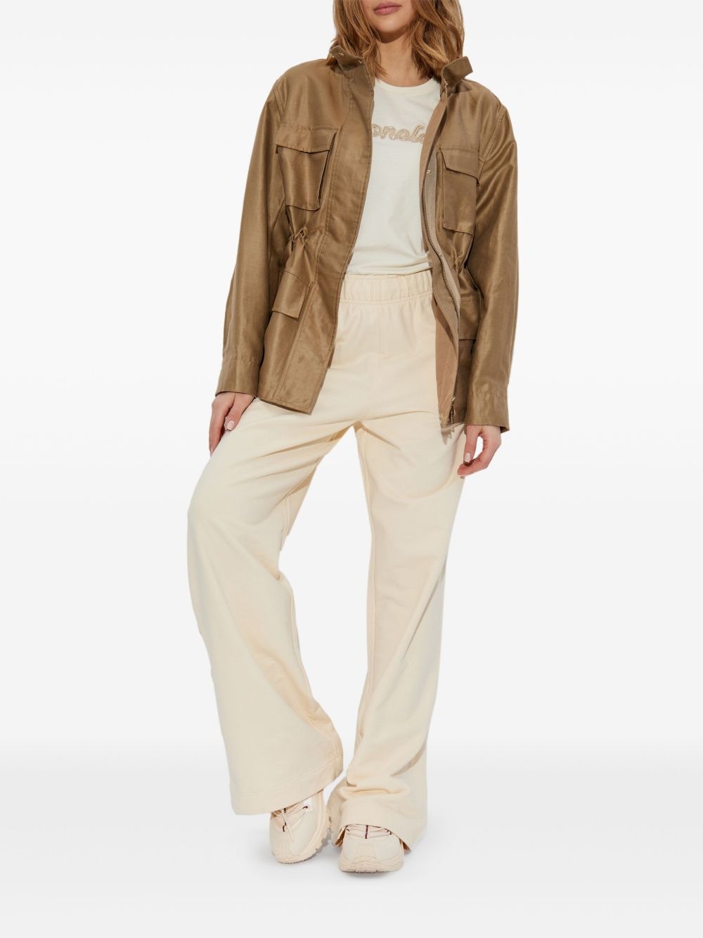 linen utility jacket - 2