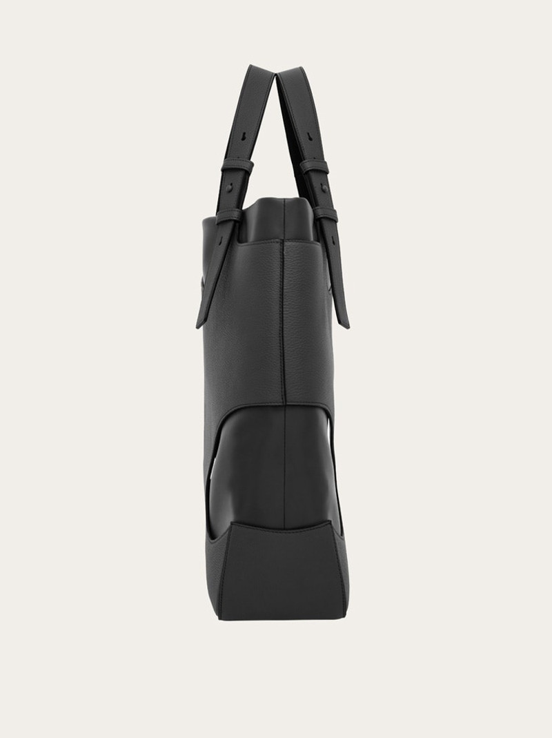 FERRAGAMO TOTE BAG WITH CUT-OUT DETAILING outlook