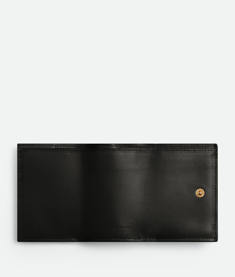 Bottega Veneta Intrecciato Tiny Tri-Fold Wallet outlook