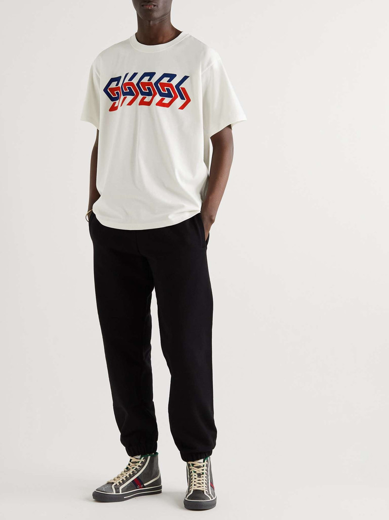 GUCCI Logo-Print Cotton-Jersey T-Shirt outlook