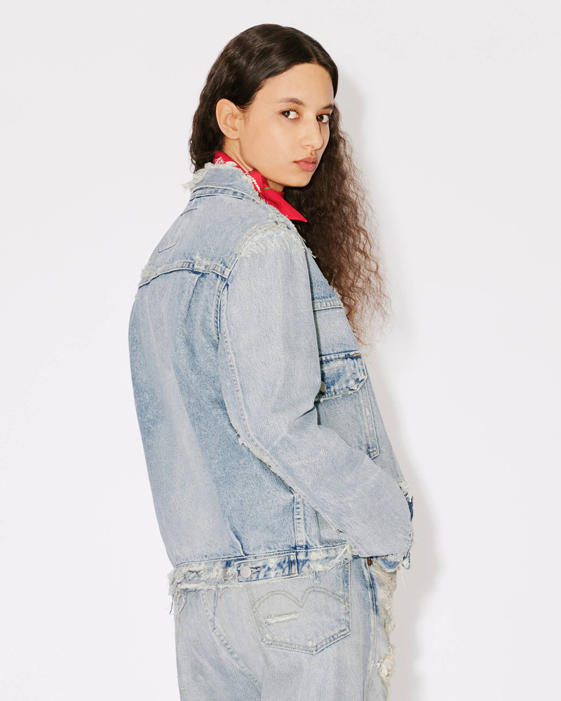 KENZO x LEVI'S® Type II distressed genderless denim trucker jacket 4