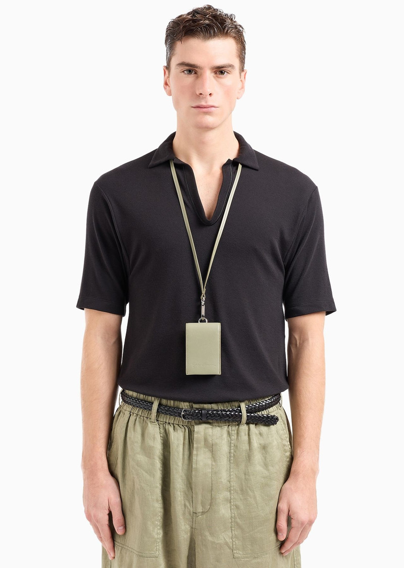 Smooth leather card holder 5