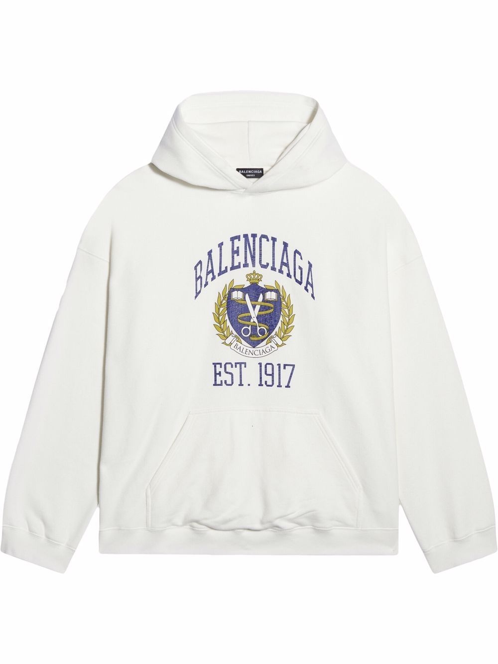 logo-print hoodie - 1