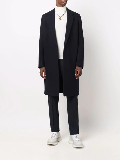 Jil Sander notched-lapels single-breasted coat outlook