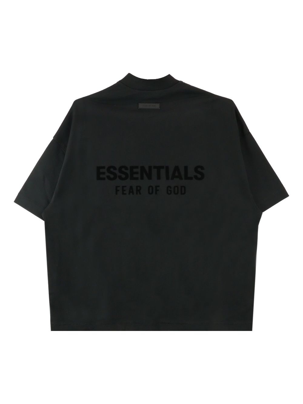 logo-print V-neck cotton T-shirt - 2