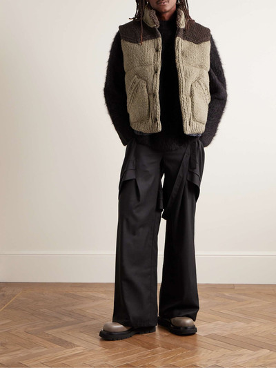 sacai Quilted Padded Wool Gilet outlook