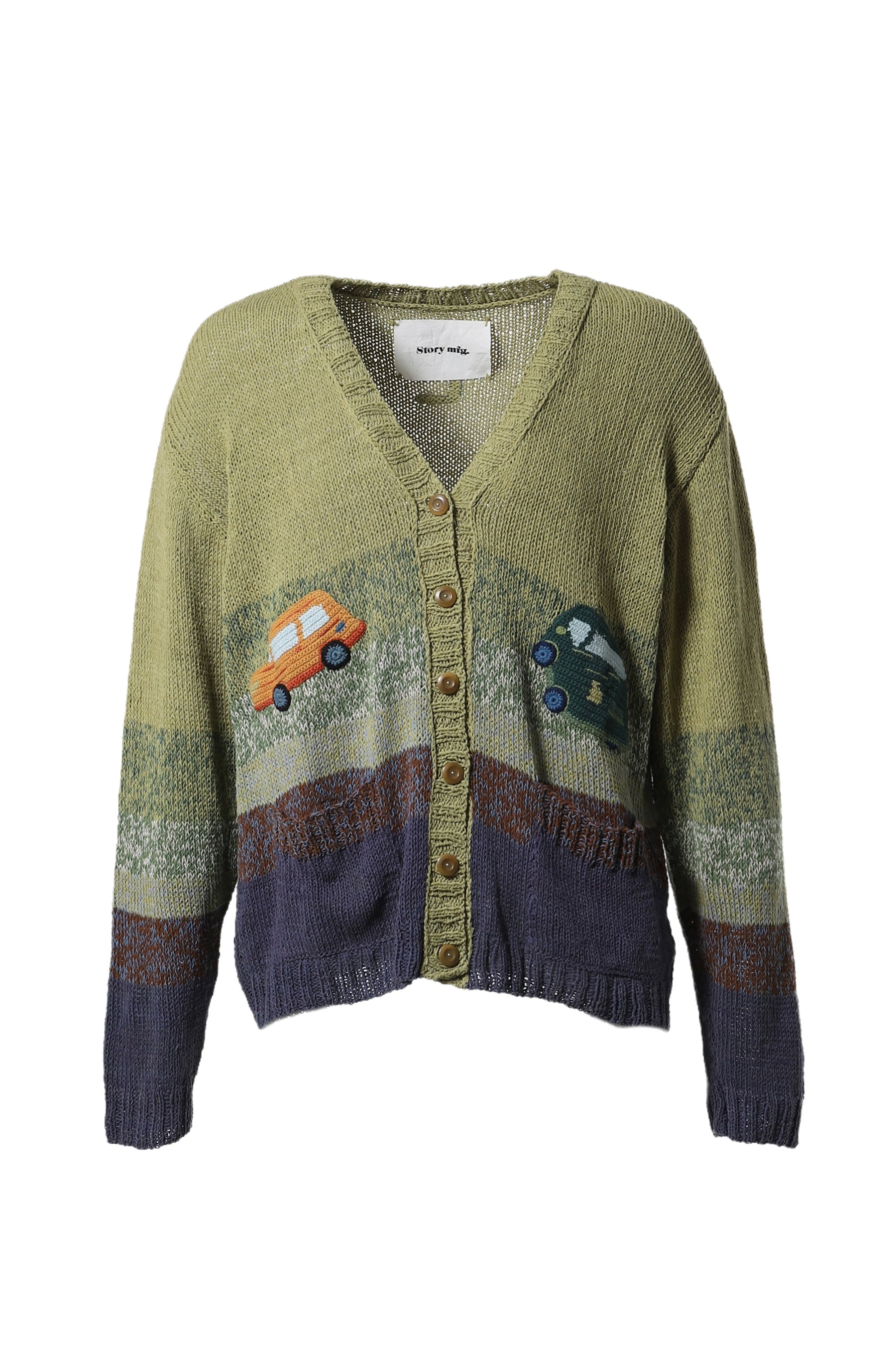 TWINSUN CARDIGAN / SAGE SOLAR FUTURE - 1