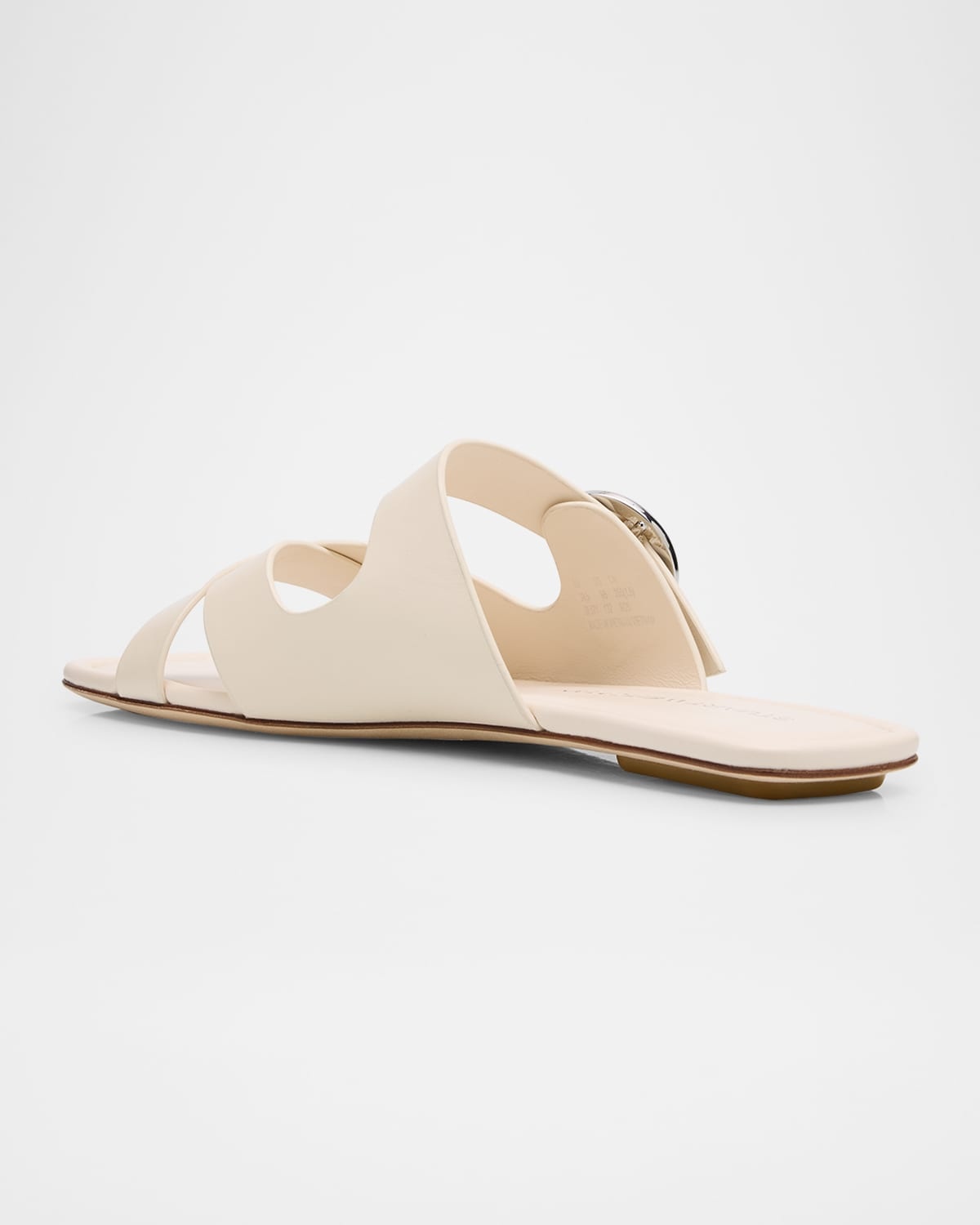 Villa Leather Slide Sandals - 4