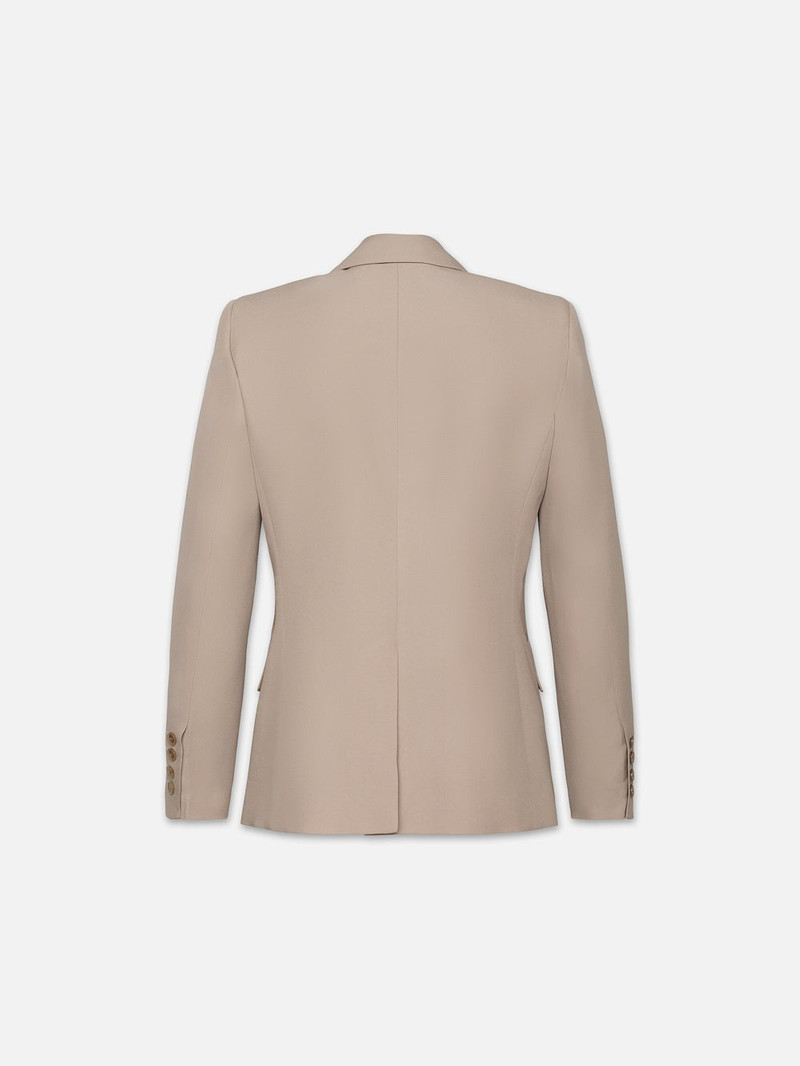 FRAME Single Button Blazer in Light Beige outlook