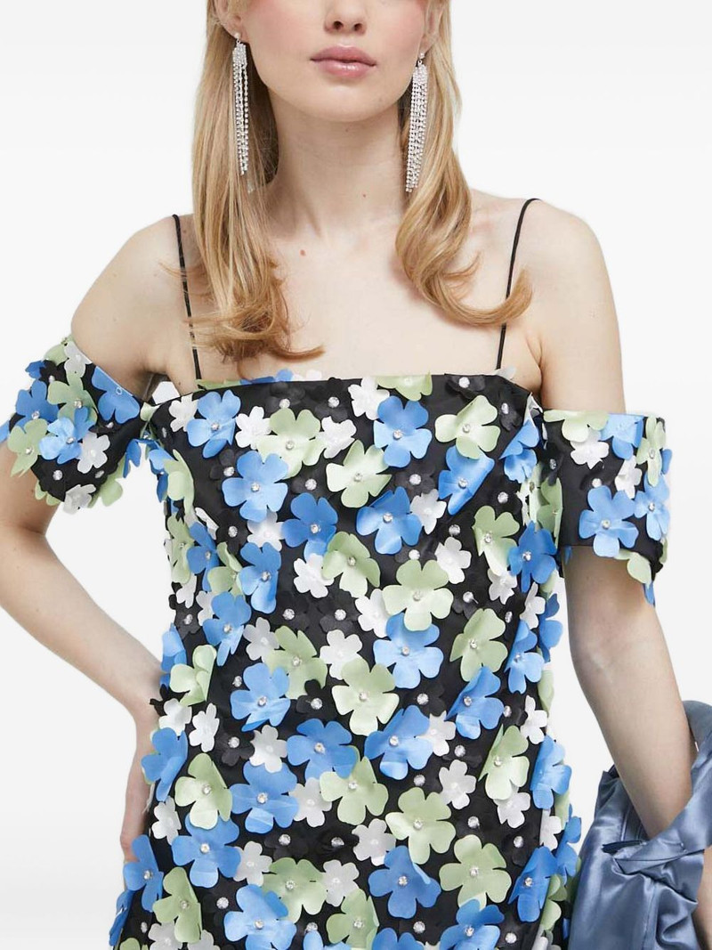 floral-embellished midi dress 4