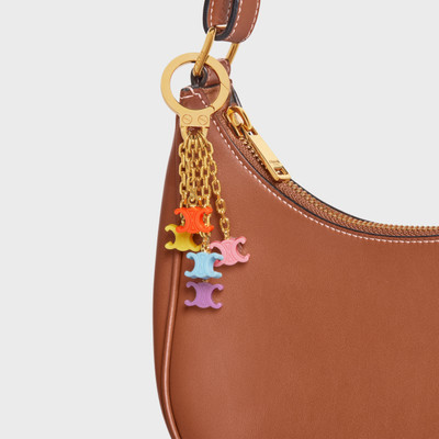 CELINE MULTICOLOUR TRIOMPHE CHARM in BRASS AND PLEXIGLASS outlook