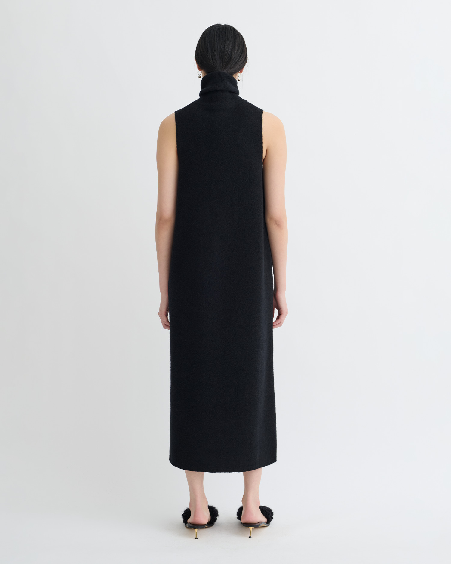 Merino Wool Turtleneck Dress - 3