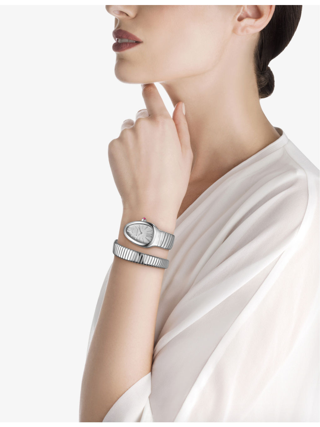 Serpenti Tubogas stainless-steel quartz watch - 3