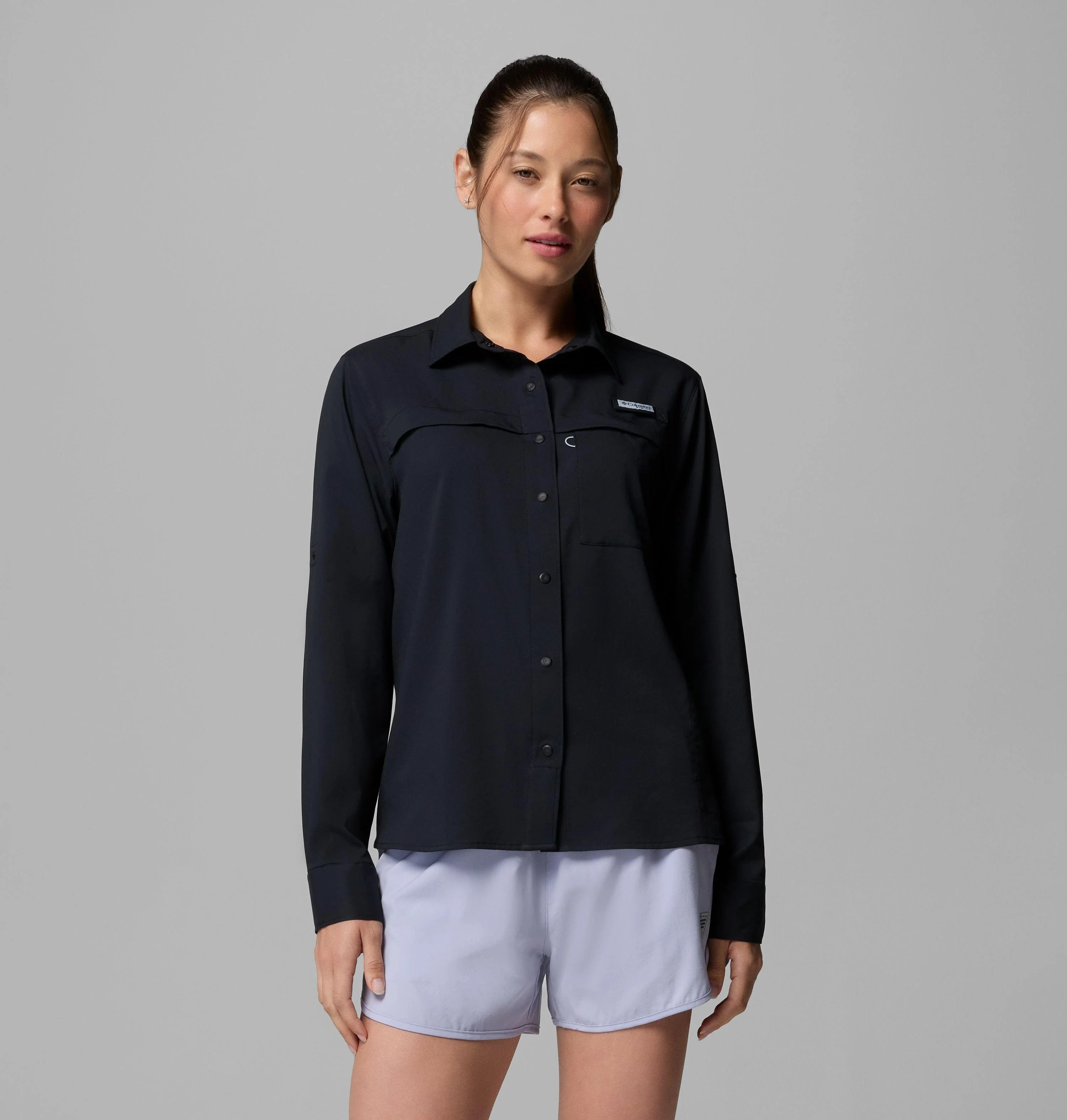 Women's PFG Castback Woven Long Sleeve Shirt - 1
